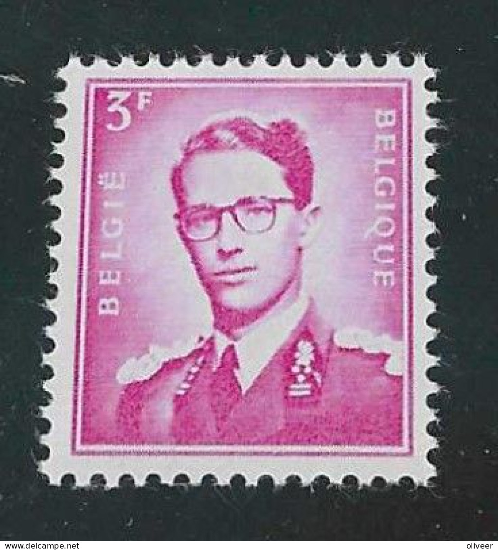 OCB 1067 Boudewijn Marchand 3fr. - Variëteit LUPPI V5 - Witte Vlek Naast Sterren. Postfris ** MNH - 1961-1990