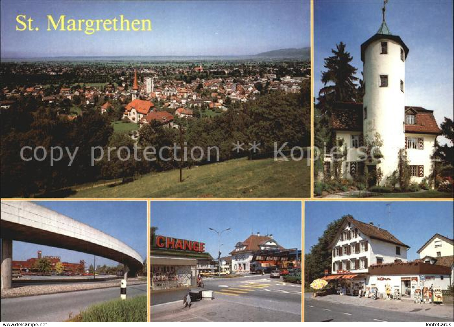 12543008 St Margrethen SG Teilansicht Bodensee Schloessli Bergsteig St Margrethe - Sonstige & Ohne Zuordnung