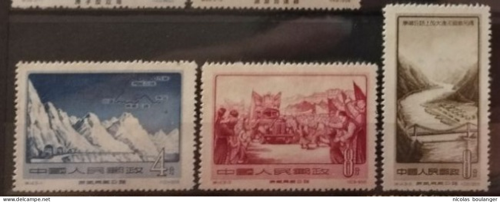 Chine 1956 / Yvert N°1069-1071 / ** (sans Gomme) - Unused Stamps