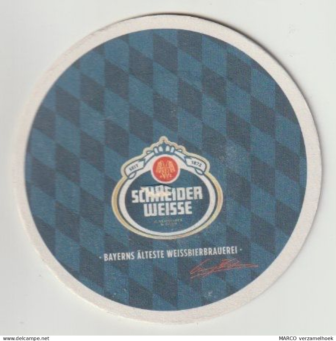 Bierviltje-bierdeckel-beermat Schneider Weisse Kelheim (D) - Sous-bocks