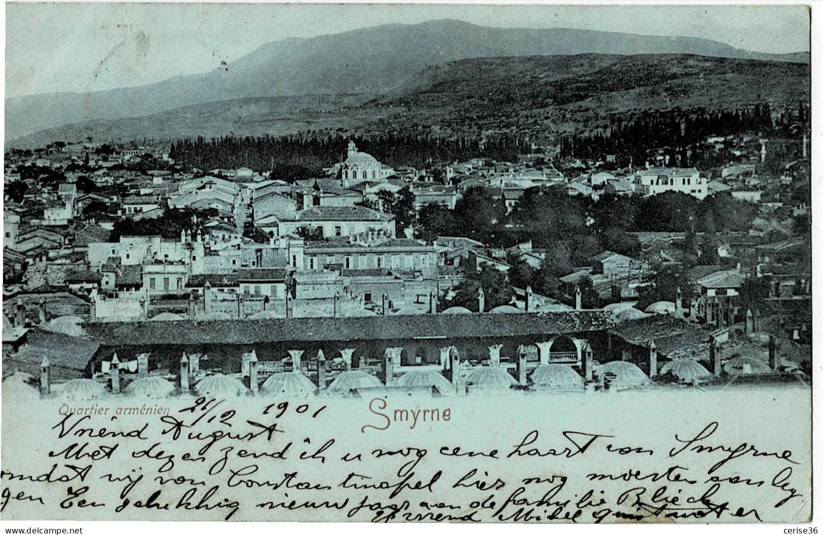 Smyrne Quartier Arménien Circulée En 1901 - Turchia