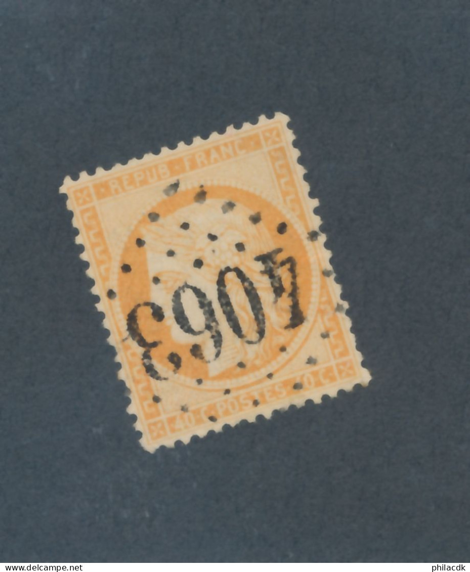 FRANCE - N° 38 OBLITERE AVEC GC 4063 VAGNEY - COTE : 12€ - 1870 - 1870 Beleg Van Parijs
