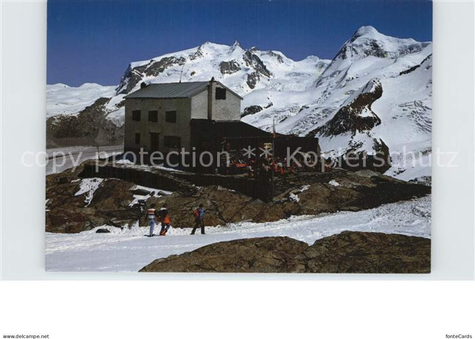 12530288 Zermatt VS Gandegghuette Monte Rosa Liskamm  - Autres & Non Classés