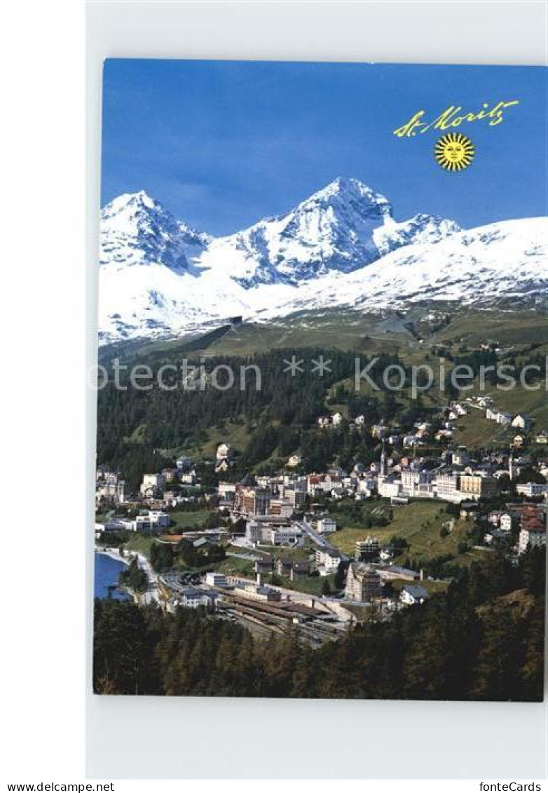 12528212 St Moritz Bad GR Panorama St Moritz - Autres & Non Classés
