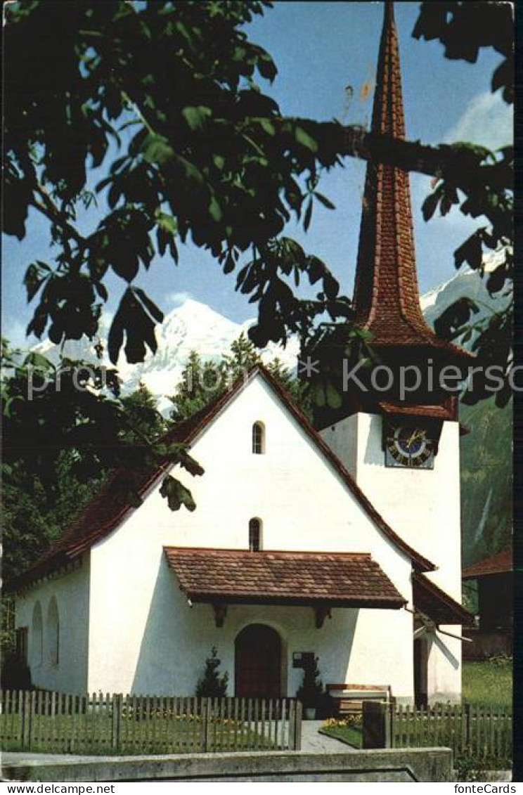 12525522 Kandersteg BE Kirche Bluemlisalp Kandersteg - Autres & Non Classés