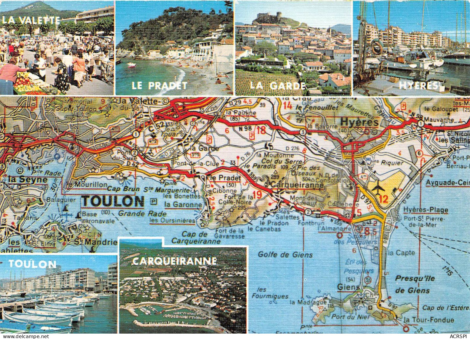 TOULON Souvenir De La Cote Varoise 25(scan Recto-verso) MA2113 - Toulon