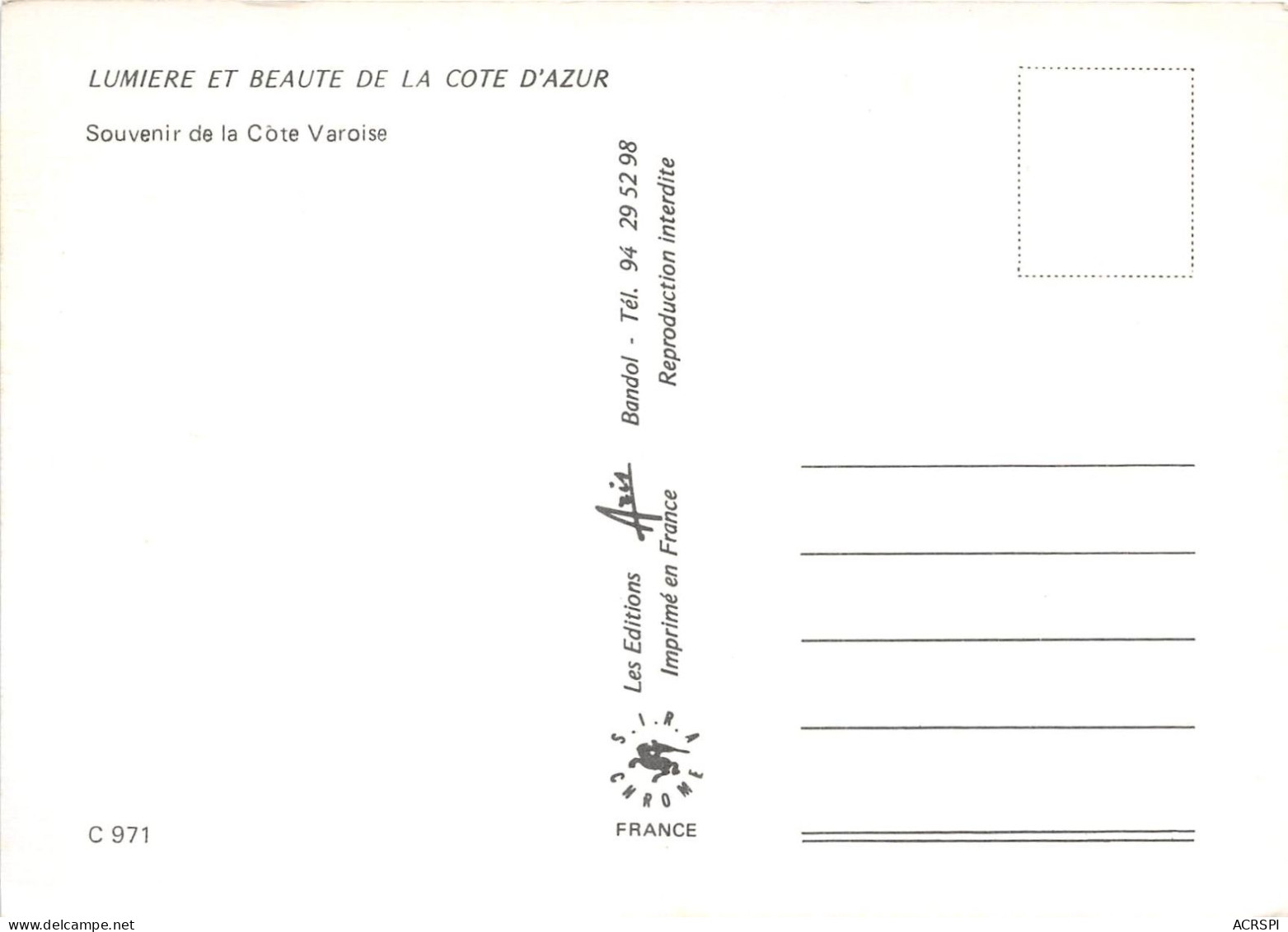TOULON Souvenir De La Cote Varoise 25(scan Recto-verso) MA2113 - Toulon