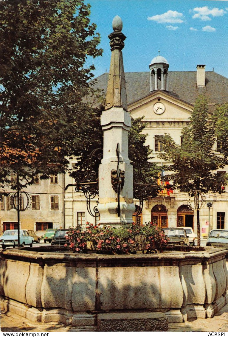 BONNEVILLE La Fontaine Et L Hotel De Ville 26(scan Recto-verso) MA2114 - Bonneville