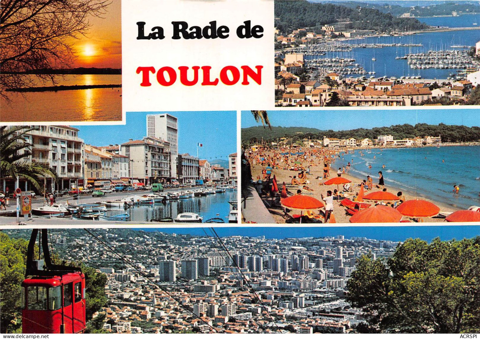 La Rade Toulon Le SEYNE Les Sablettes St Mandrier 16(scan Recto-verso) MA2113 - Toulon