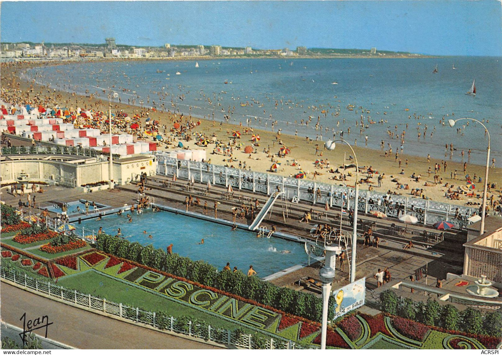 Les SABLES D OLONNE La Piscine Et La Plage 25(scan Recto-verso) MA2112 - Sables D'Olonne