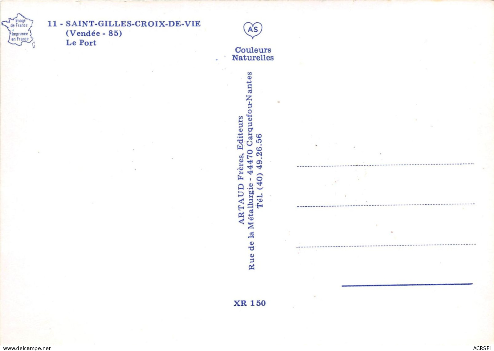 SAINT GILLES CROIX DE VIE Le Port 22(scan Recto-verso) MA2112 - Saint Gilles Croix De Vie