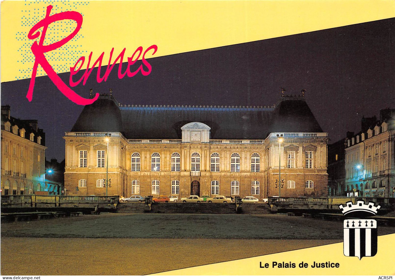 RENNES Le Palais De Justice 7(scan Recto-verso) MA2111 - Rennes