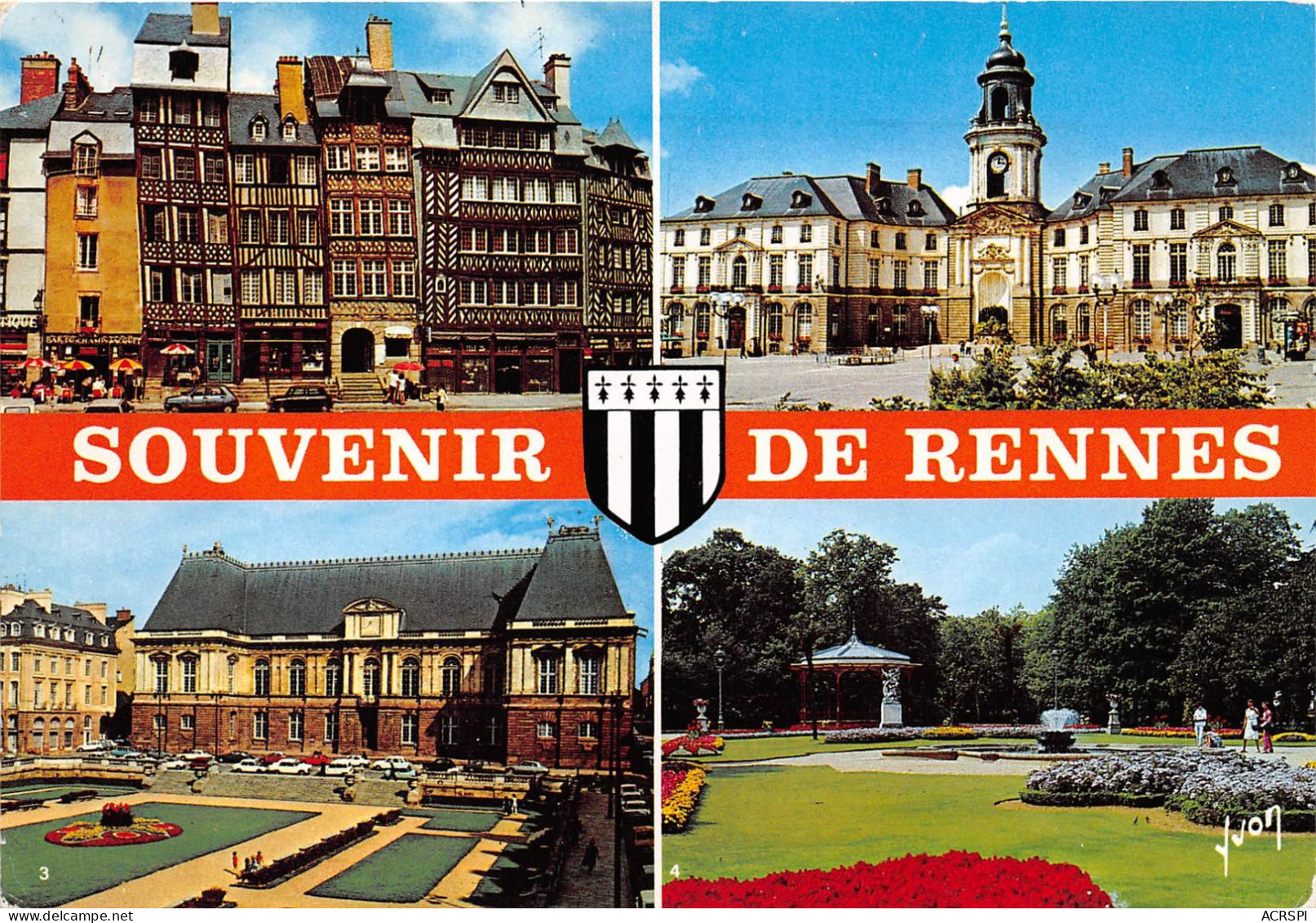 RENNES Vieilles Maisons Place Du Champ Jacquet L Hotel De Ville  2(scan Recto-verso) MA2111 - Rennes