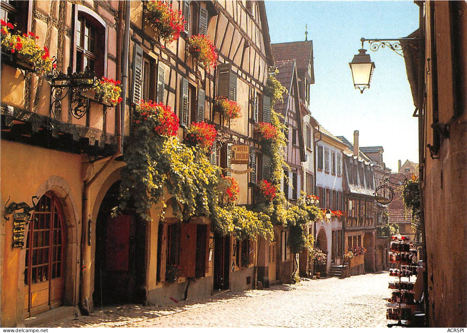 RIQUEWIHR Les Vieilles Maisons Fleuries De La Grand Rue 9(scan Recto-verso) MA2104 - Riquewihr