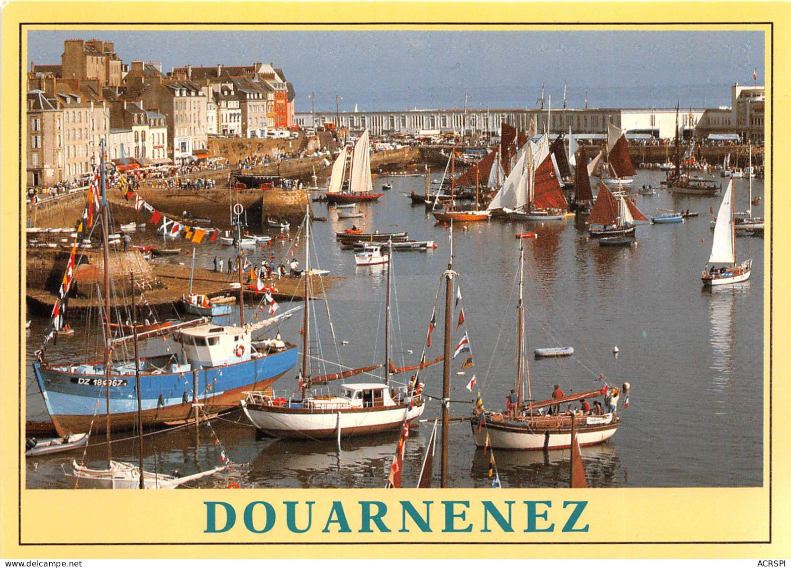 DOUARNENEZ Rassemblement De Vieux Greements Au Port De Rosmeur 19(scan Recto-verso) MA2102 - Douarnenez