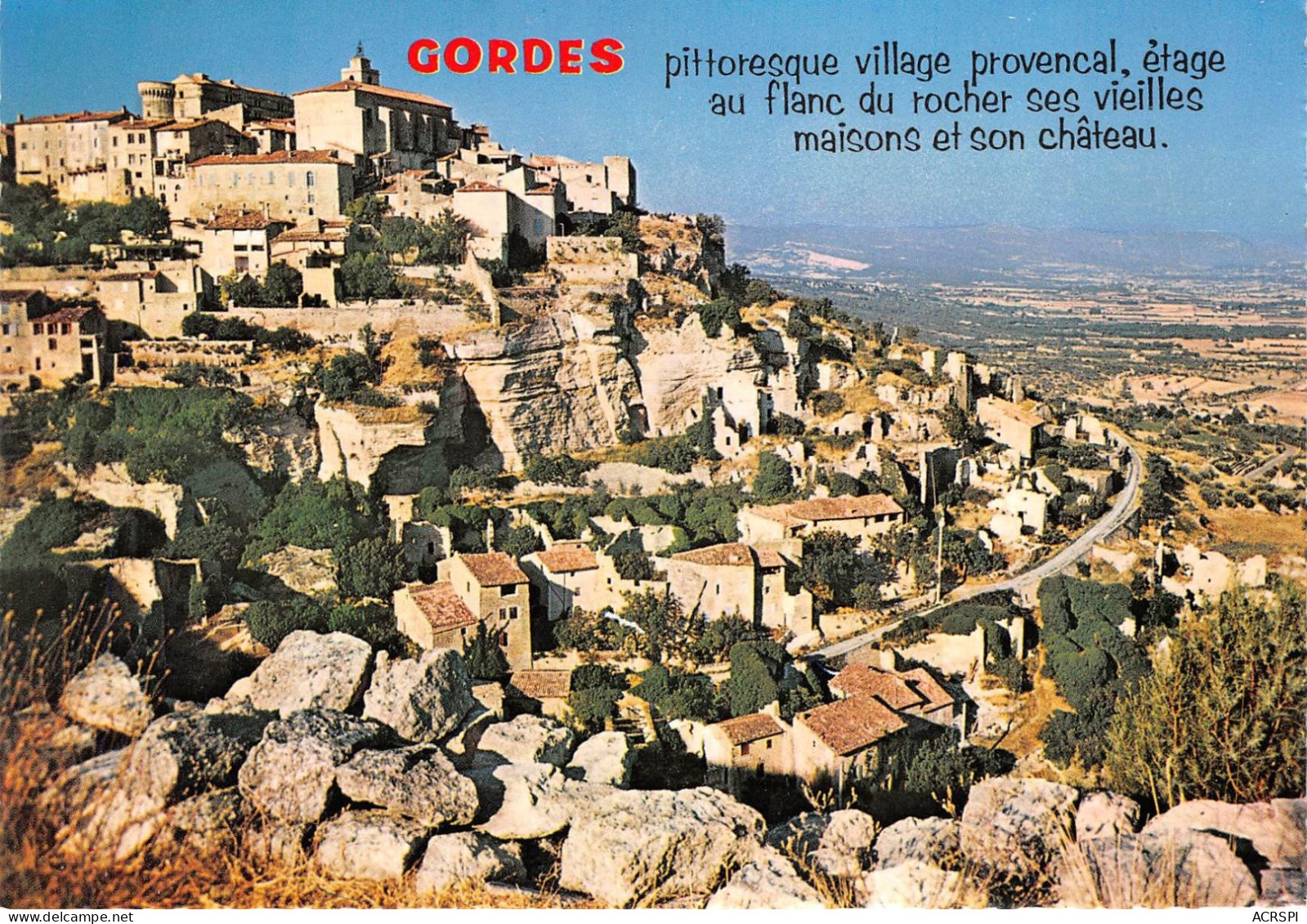 GORDES Vue Generale 8(scan Recto-verso) MA2100 - Gordes