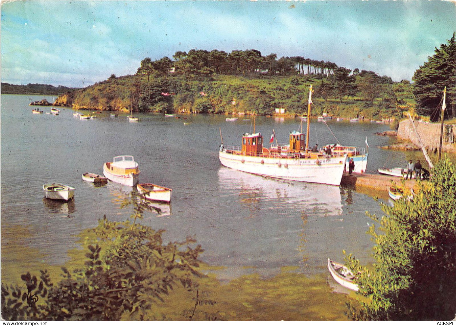 ILE DE BREHAT Le Port Clos  L Embarcadere De Haute Mer 9(scan Recto-verso) MA2124 - Ile De Bréhat