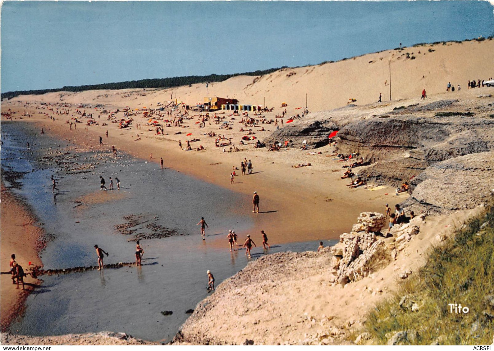 SAINT PALAIS SUR MER Les Falaises Et La Plage De La Grande Cote 5(scan Recto-verso) MA2123 - Saint-Palais-sur-Mer