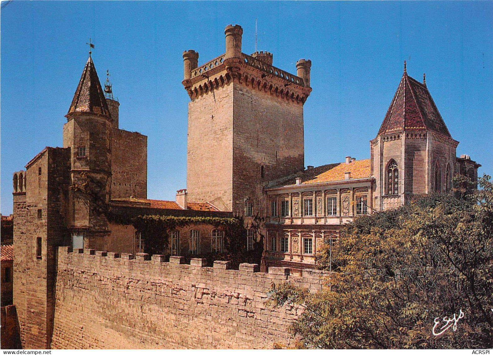 UZES Premier Duche De France Batiment De La Vicomte 12(scan Recto-verso) MA2122 - Uzès