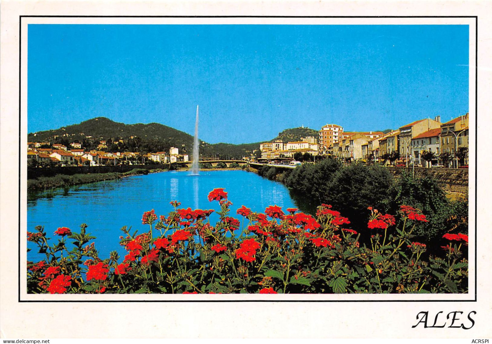 ALES Capitale Des Cevennes Le Gardon Et Son Jet D Eau 13(scan Recto-verso) MA2122 - Alès