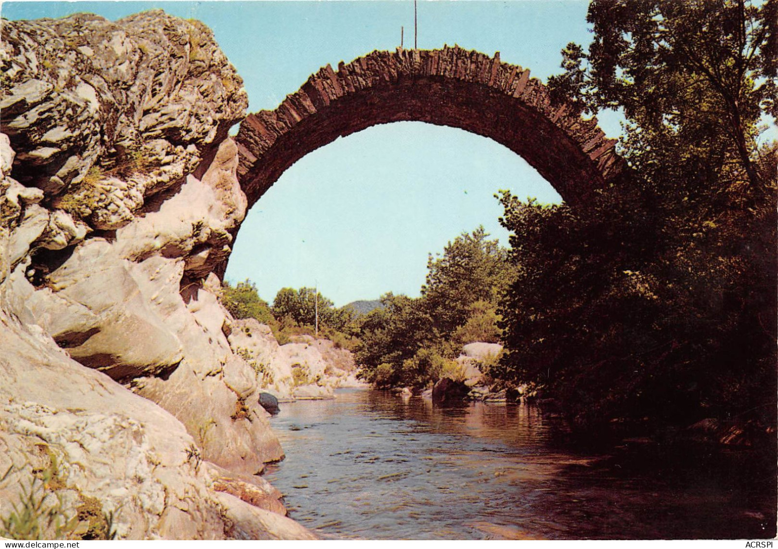 ENVIRONS DE ST JEAN DU GARD Le Pont Des Chevres A L Estrechure 7(scan Recto-verso) MA2122 - Saint-Jean-du-Gard