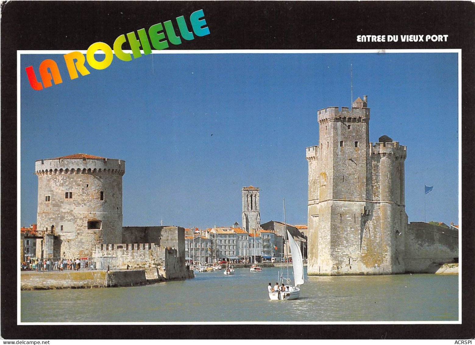 LA ROCHELLE L Entree Du Vieux Port Avec Les Tours St Nicolas Et De La Chaine 2(scan Recto-verso) MA2123 - La Rochelle