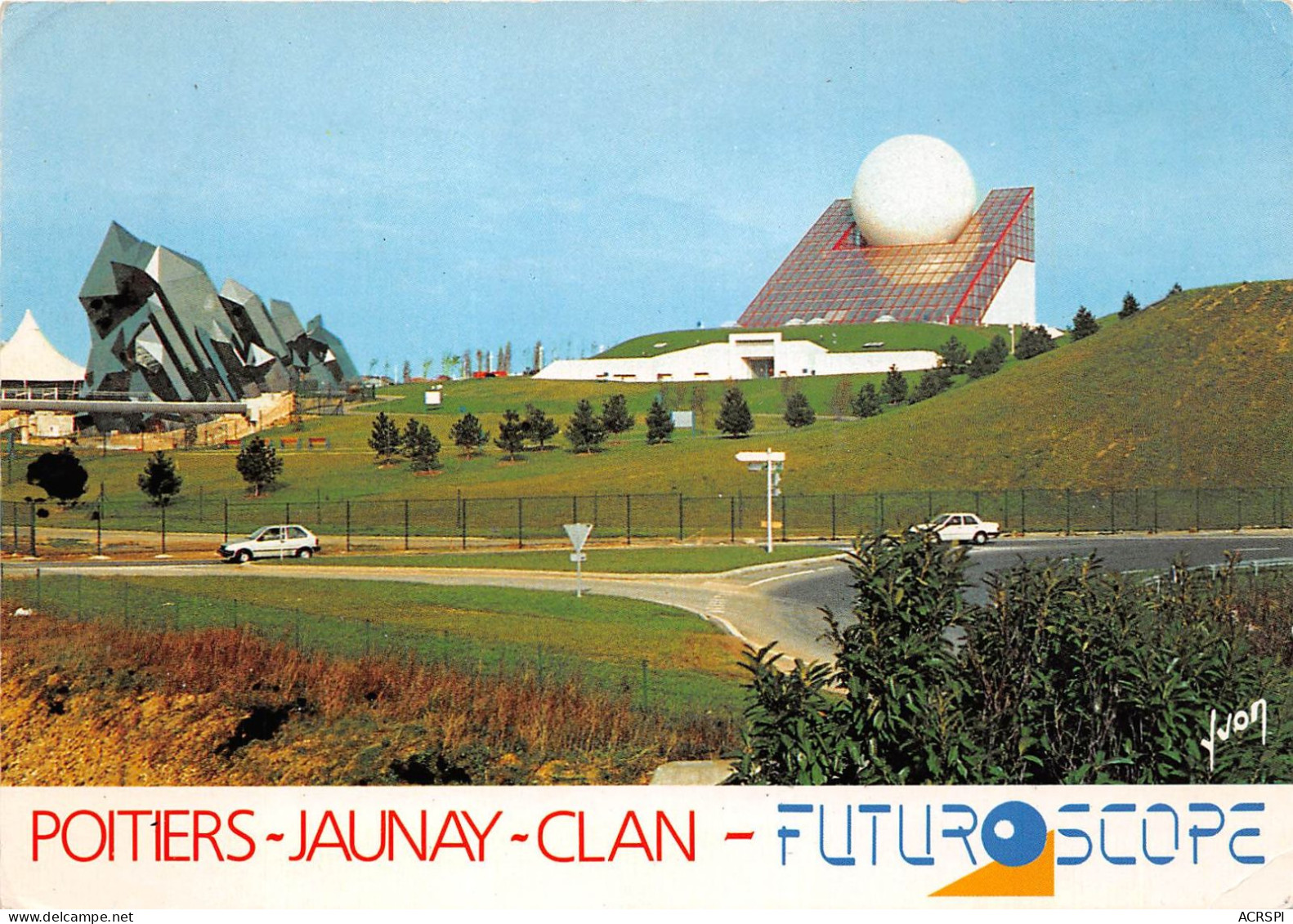 POITIERS JAUNAY CLAN Le Futuroscope Et Le Kinemax De Poitierss Jaynay Clan 5(scan Recto-verso) MA2121 - Poitiers