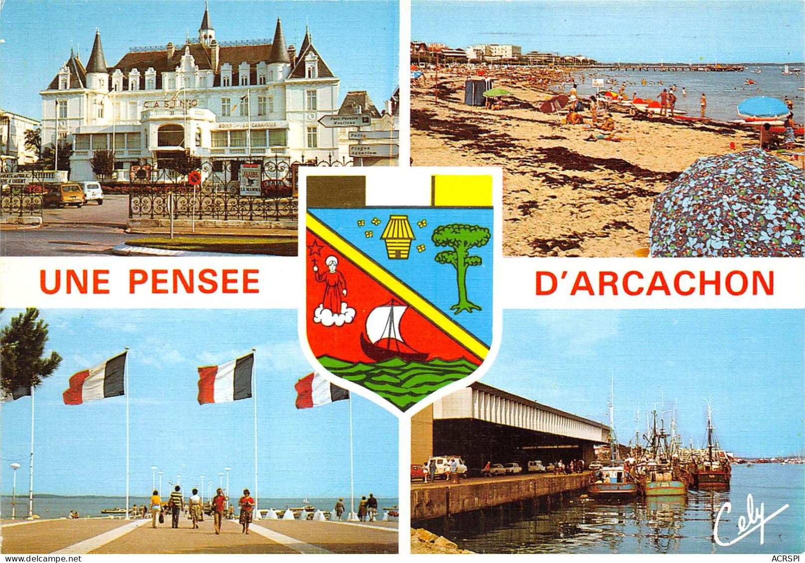 ARCACHON Le Casino De La Plage La Grande Plage 3(scan Recto-verso) MA2119 - Arcachon