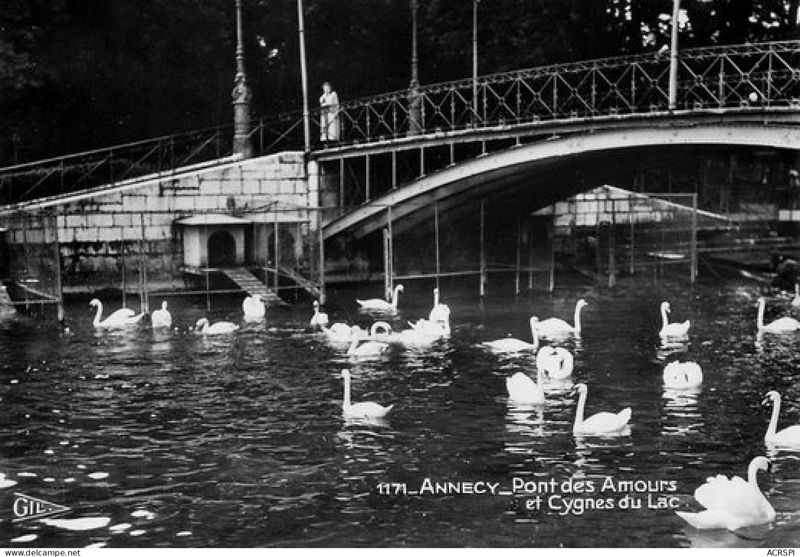 ANNECY Pont Des Amours   10  (scan Recto-verso)MA2118Ter - Annecy