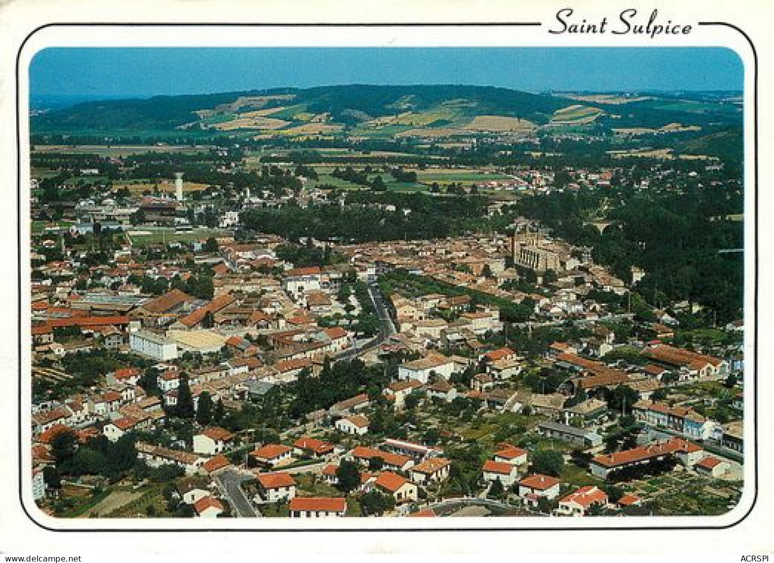 SAINT SULPICE  Vue Générale Aerienne   59 (scan Recto-verso)MA2118Bis - Saint Sulpice