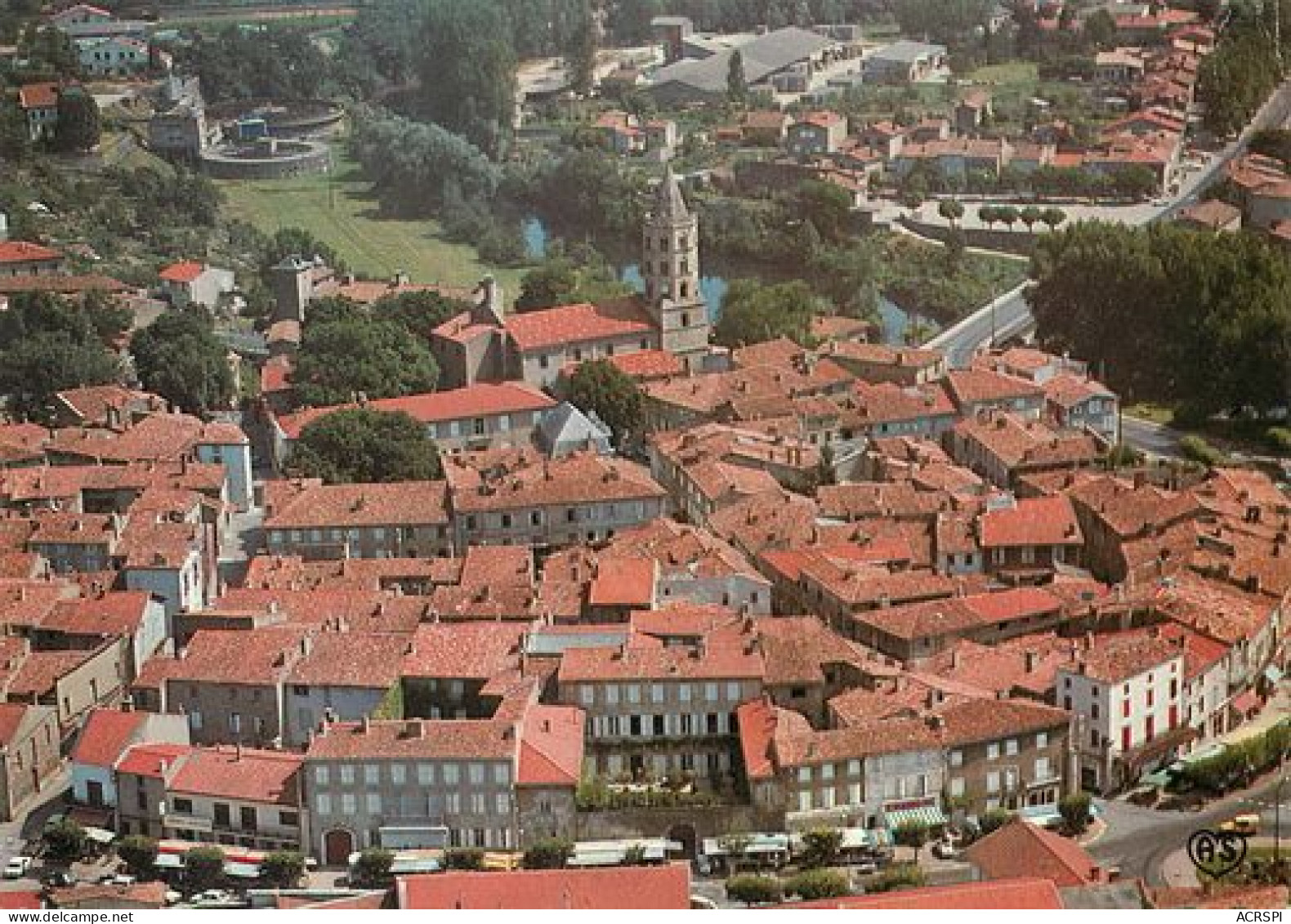 LABRUGUIERE  Vue Générale  Aerienne  25  (scan Recto-verso)MA2118Bis - Labruguière