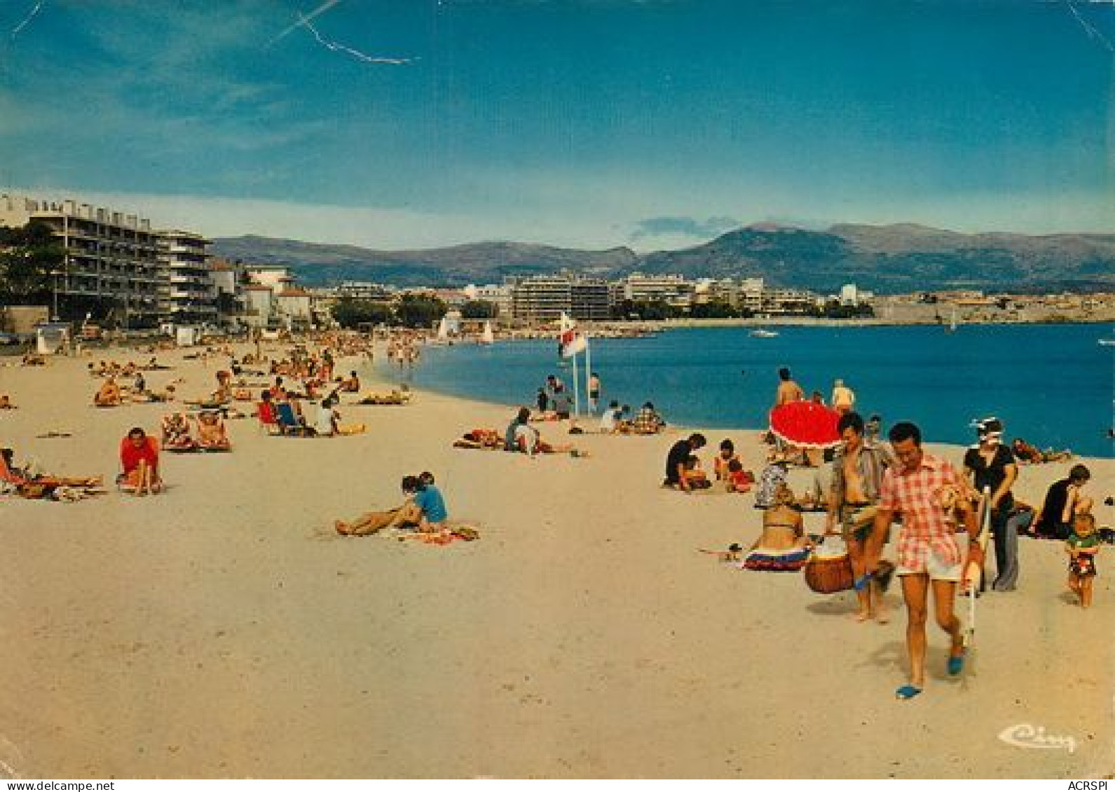 ANTIBES  Plage De La JOLIETTE  Vue Générale   29  (scan Recto-verso)MA2118Bis - Andere & Zonder Classificatie