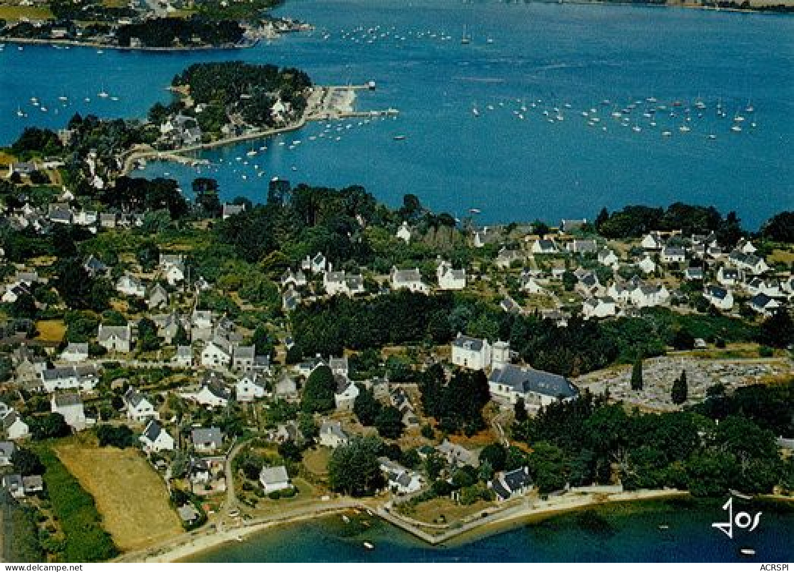 Ile Aux Moines  Morbihan Vue  Générale  17  (scan Recto-verso)MA2118Bis - Ile Aux Moines