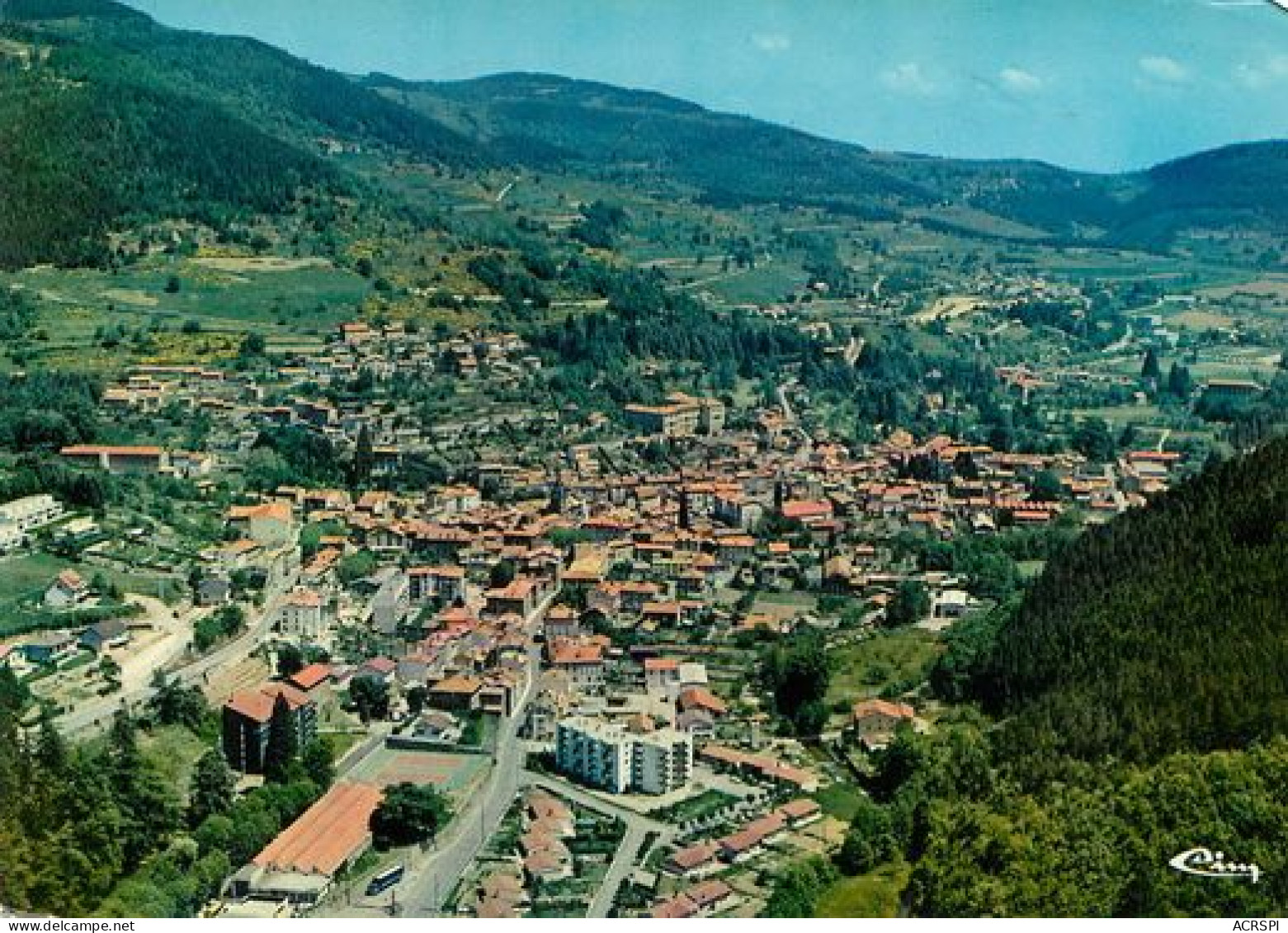 BOURG ARGENTAL  Vue Générale  Aerienne  24  (scan Recto-verso)MA2118Bis - Bourg Argental