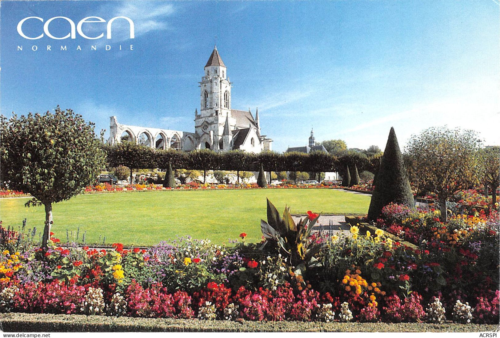 CAEN L Eglise Saint Etienne Le Vieux 9(scan Recto-verso) MA2118 - Caen