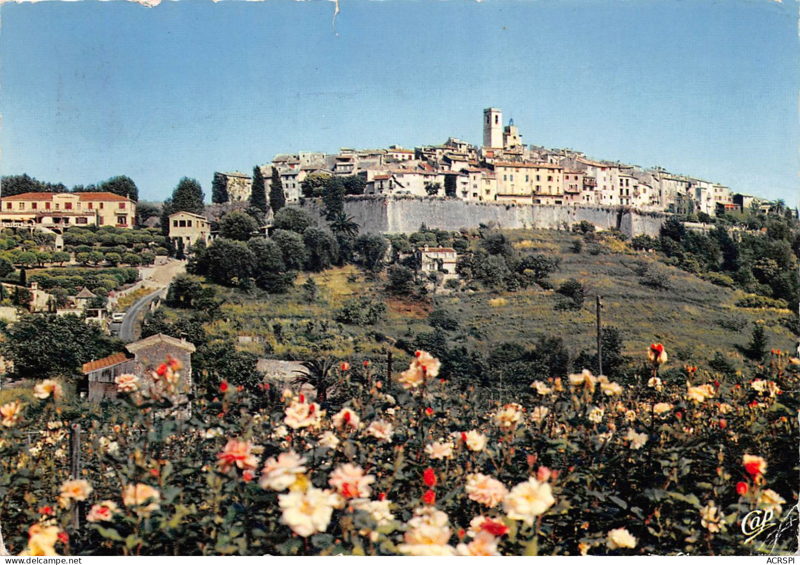 SAINT PAUL Ville Royal De L Ancienne France Vue A Travers Les Roseraies 15(scan Recto-verso) MA2117 - Saint-Paul