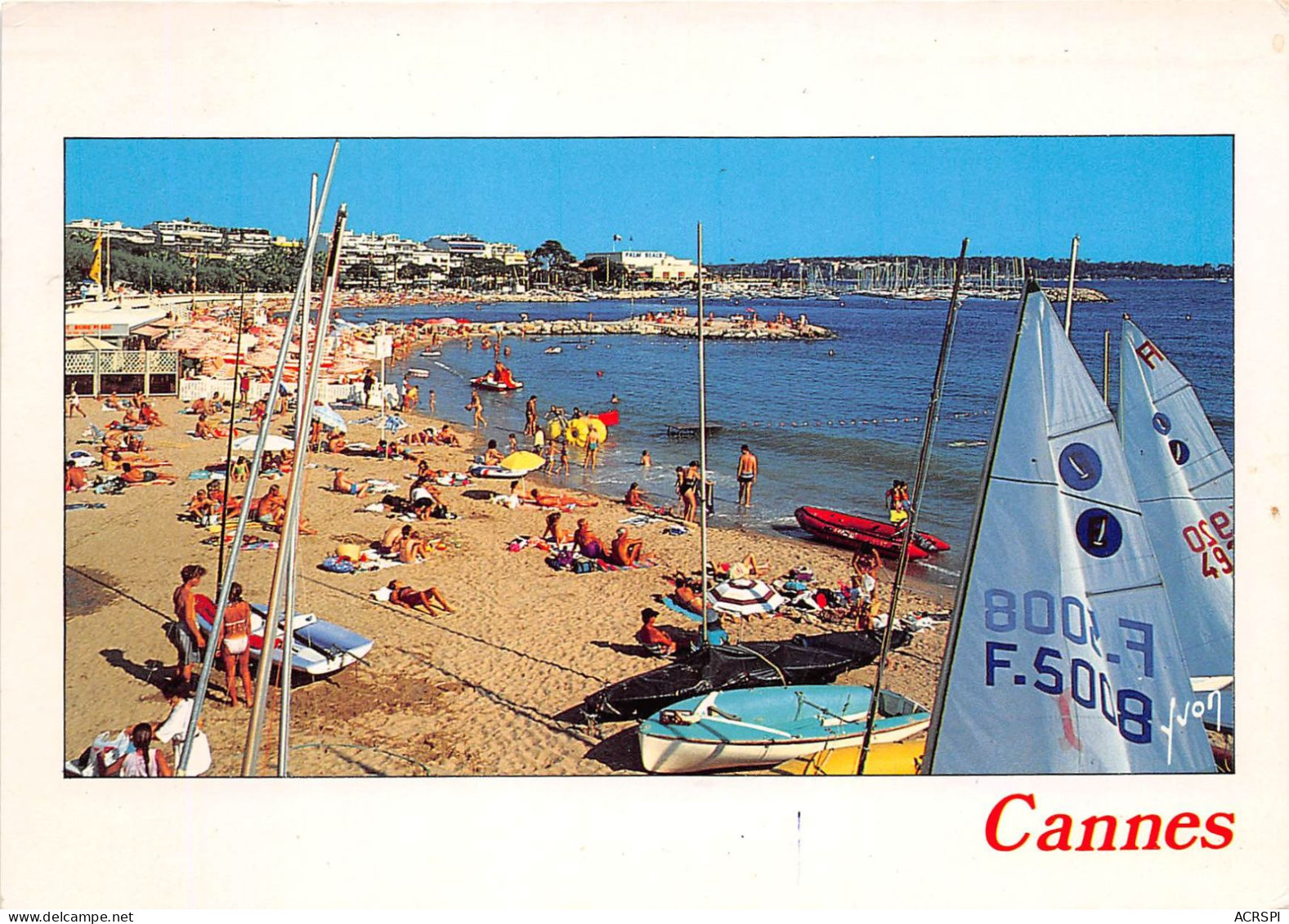 CANNES LES PLAGES 20(scan Recto-verso) MA2117 - Cannes