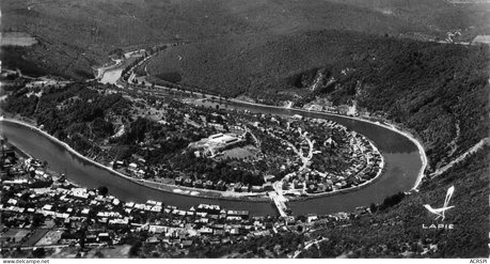 MONTHERME 08 Vue D'avion. Carte Photographique ARGENTIQUE Ed LAPIE Dentelée Vierge  .94 MA2116Ter - Montherme