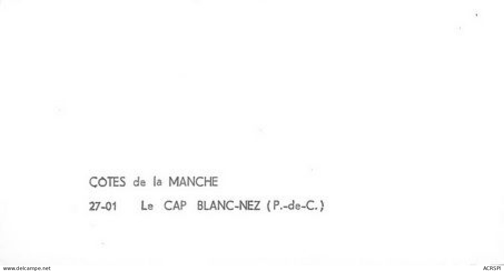 CAP BLANC NEZ 62 Vue D'avion. Carte Photographique ARGENTIQUE Ed LAPIE Dentelée Vierge  .94 MA2116Ter - Altri & Non Classificati