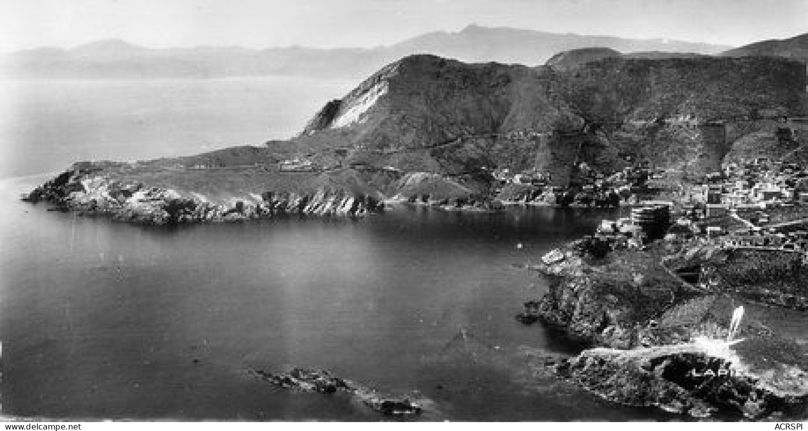 Cap Cerbere 66 Vue D'avion. Carte Photographique ARGENTIQUE Ed LAPIE Dentelée Vierge  .94 MA2116Ter - Altri & Non Classificati