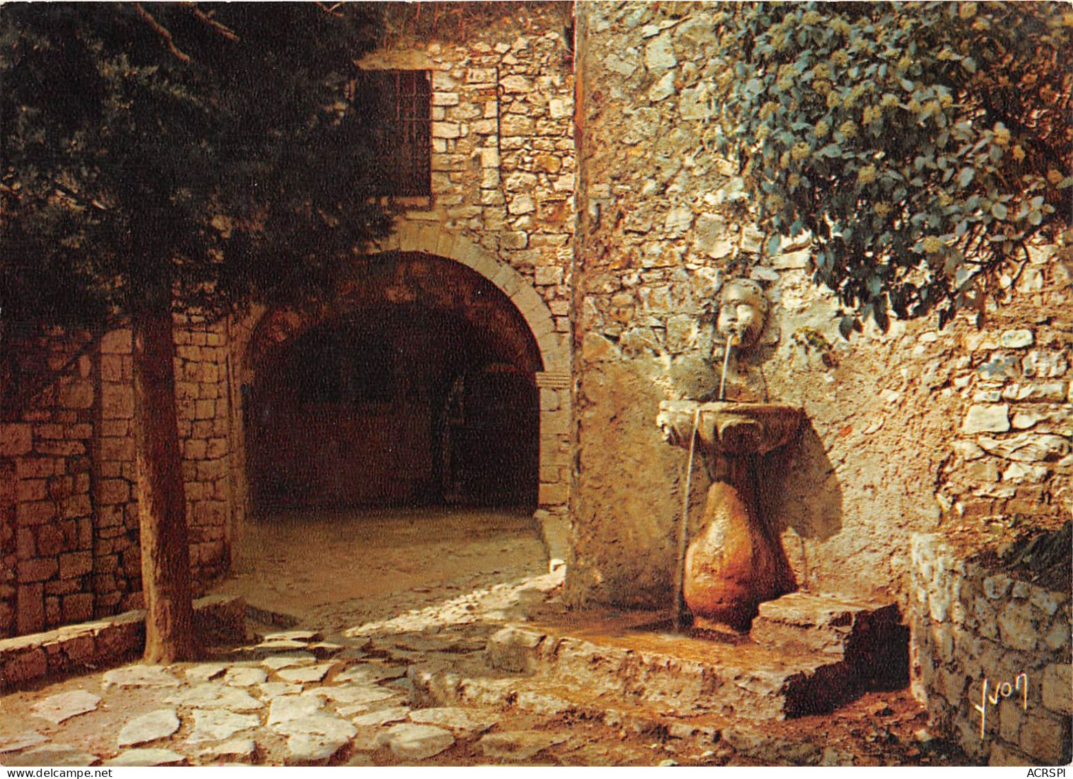 EZE Village La Vieille Fontaine Place Du Planet 28(scan Recto-verso) MA2117 - Eze