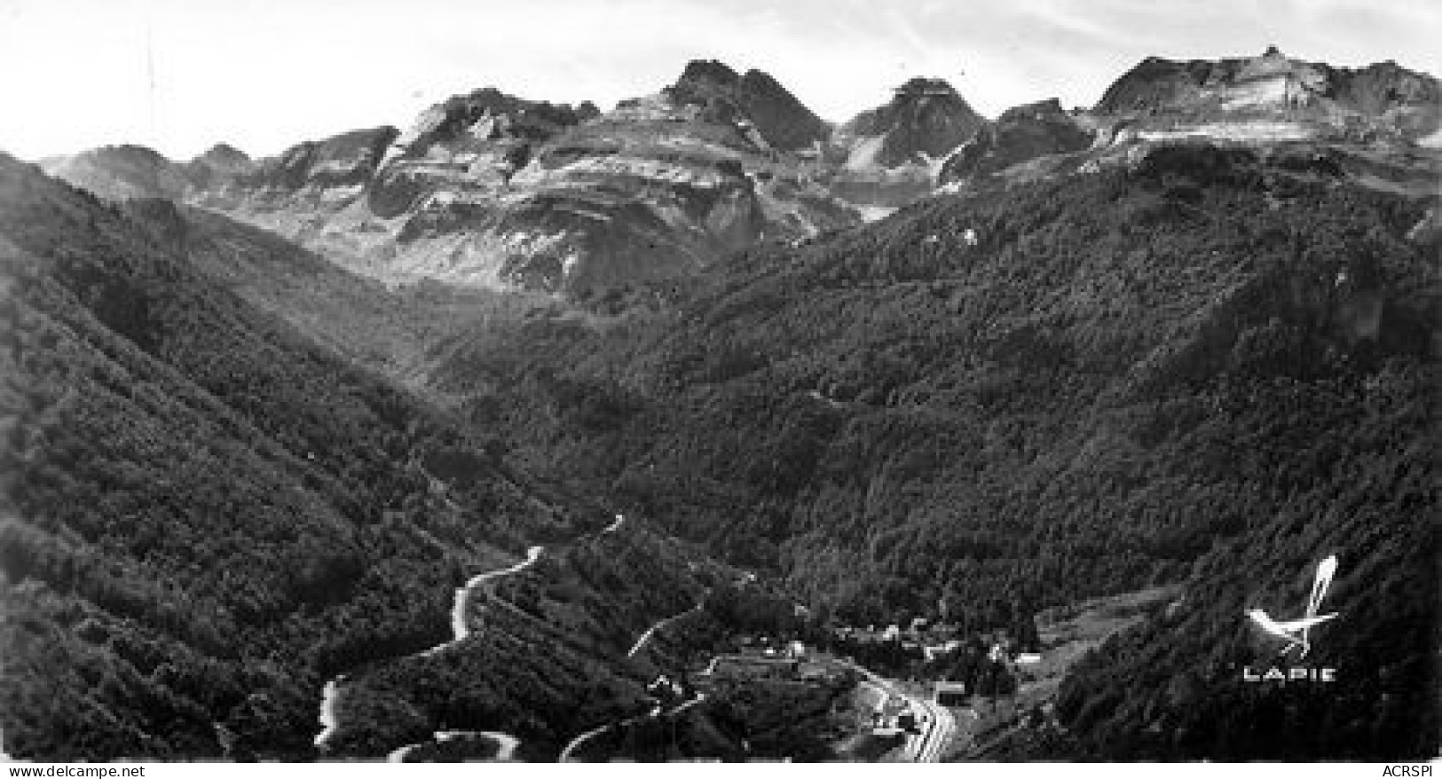 Col Du SOMPORT 64   Vue D'avion. Carte Photographique ARGENTIQUE Ed LAPIE Dentelée Vierge  .71 MA2116Ter - Andere & Zonder Classificatie