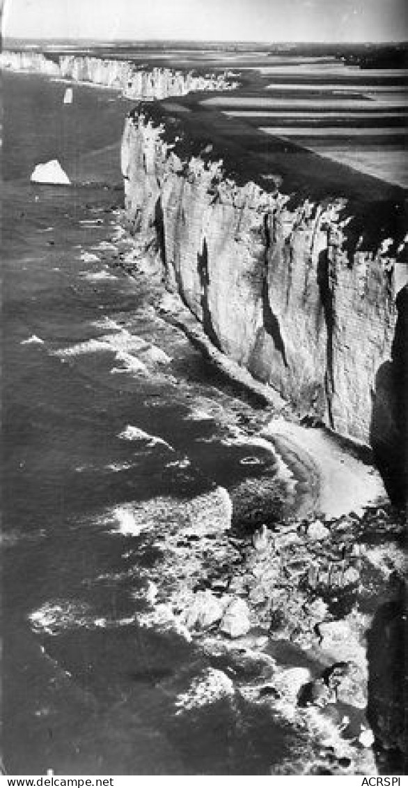 ETRETAT  Vue D'avion. Carte Photographique ARGENTIQUE Ed LAPIE Dentelée Vierge  .52 MA2116Ter - Etretat