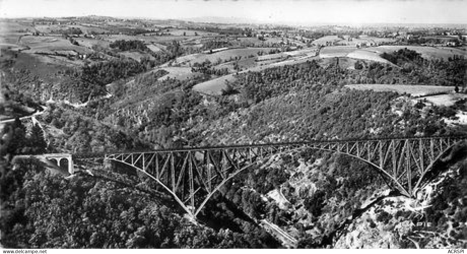 Viaduc Du VIAUR  Vue D'avion. Carte Photographique ARGENTIQUE Ed LAPIE Dentelée Vierge  .64 MA2116Ter - Albi