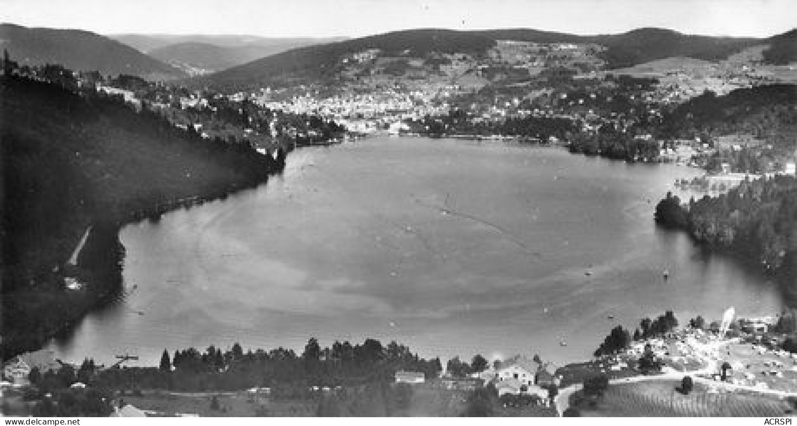 GERARDMER 88 Vue D'avion. Carte Photographique ARGENTIQUE Ed LAPIE Dentelée Vierge  .38 MA2116Ter - Gerardmer