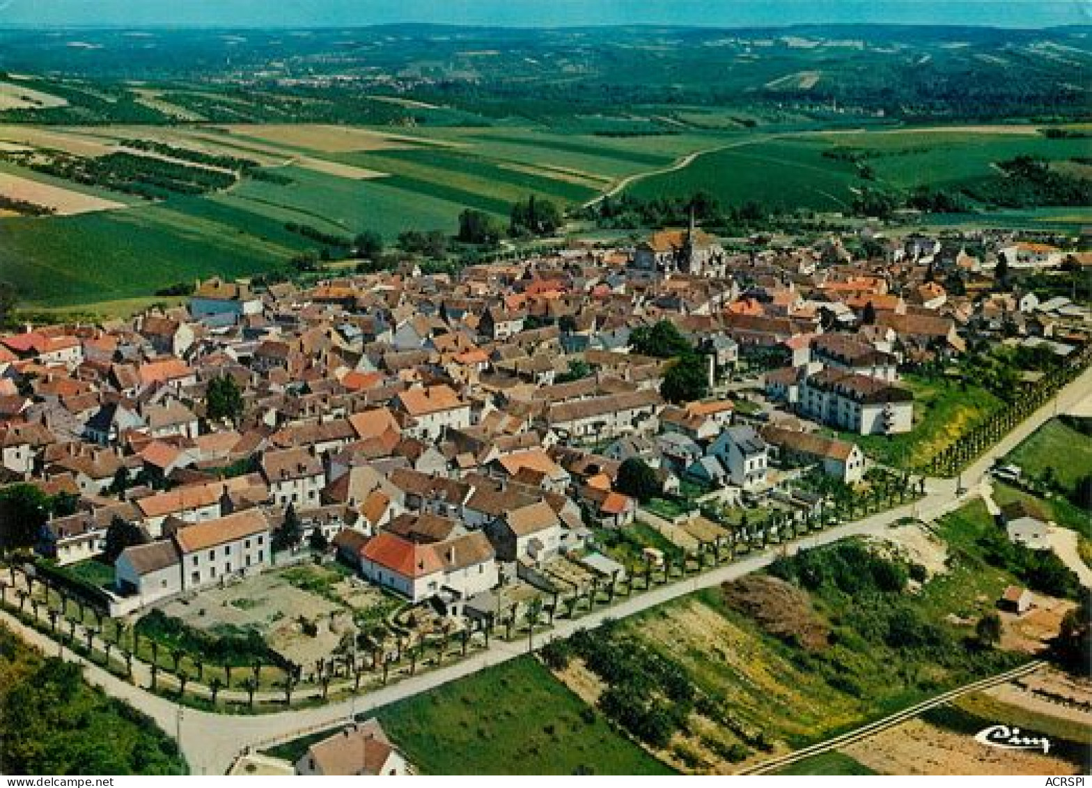 COULANGES LA VINEUSE  Vue Aerienne  24  (scan Recto-verso)MA2116Bis - Coulanges La Vineuse