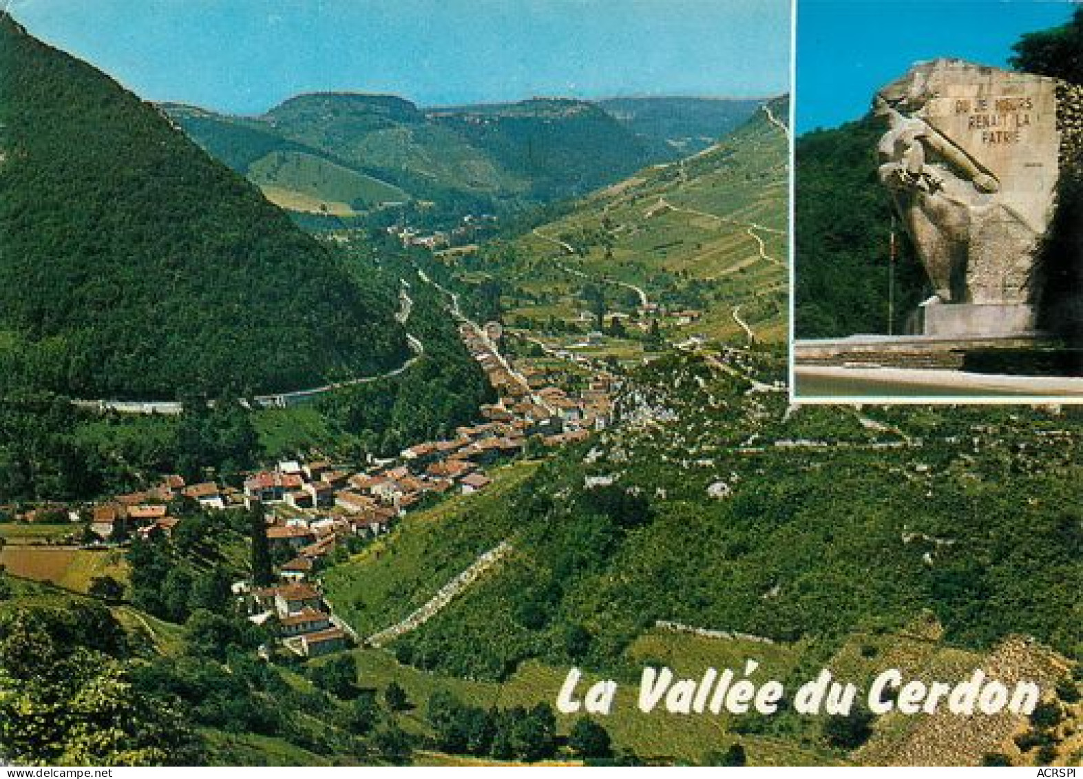 Vallée Du CERDON Ain  Vue Aerienne  10  (scan Recto-verso)MA2116Bis - Non Classés