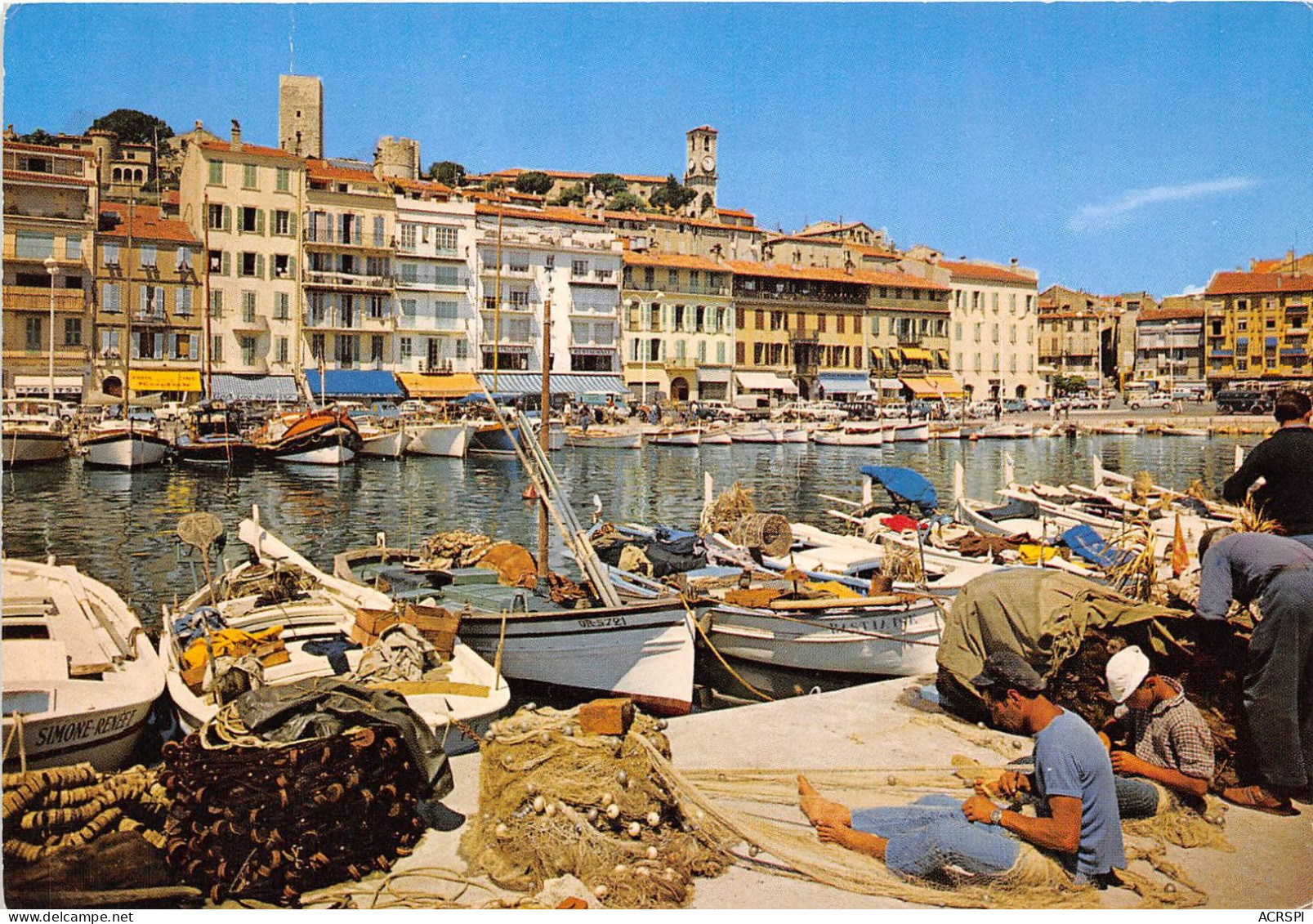 CANNES Un Coin Du Port Le Quai St Pierre Et Le Suquet 3(scan Recto-verso) MA2116 - Cannes