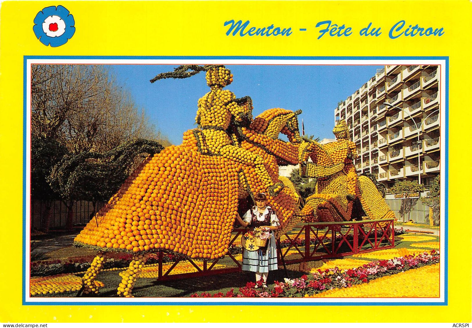 MENTON Fete Du Citron 13(scan Recto-verso) MA2116 - Menton