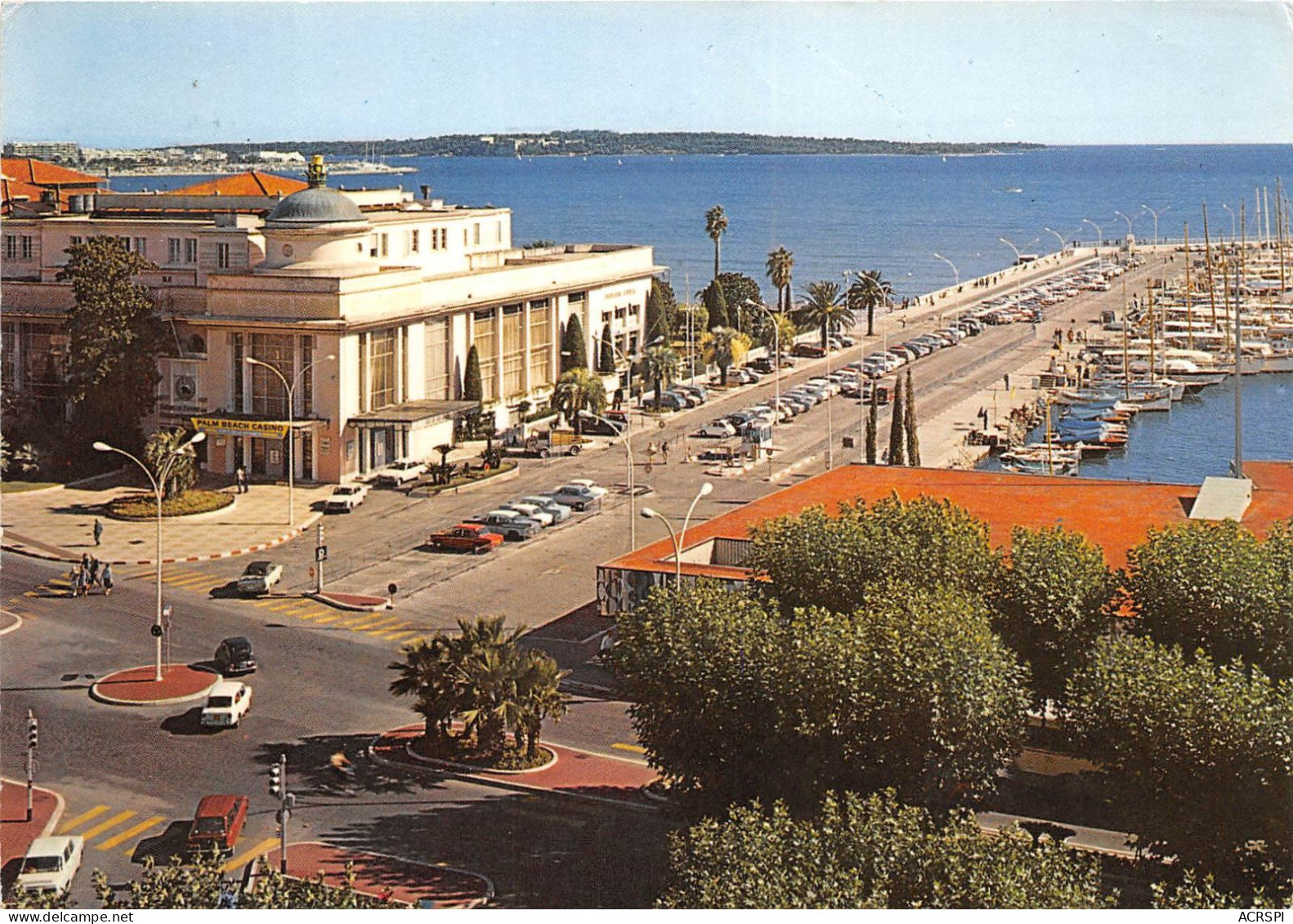 CANNES Le Casino Municipal Et Un Coin Du Port Vue Prise De L Hotel Splendide 20(scan Recto-verso) MA2116 - Cannes